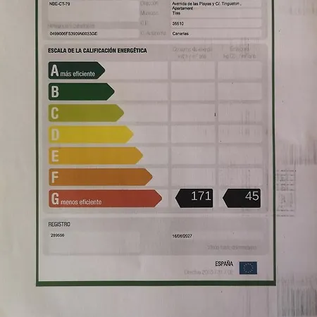 Caleton Blanco, Apartmán *